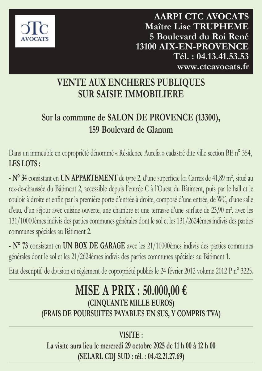 VENTE AUX ENCHERES AIX EN PROVENCE