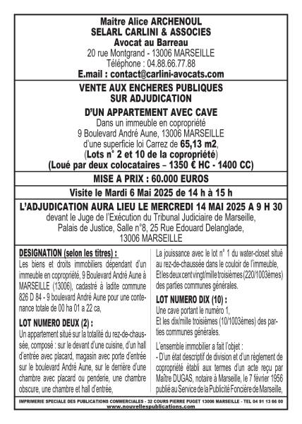 VENTE AUX ENCHERES MARSEILLE 