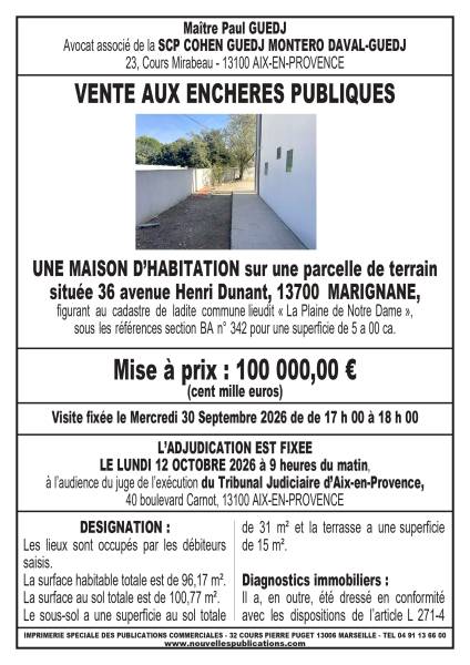 VENTE AUX ENCHERES AIX EN PROVENCE