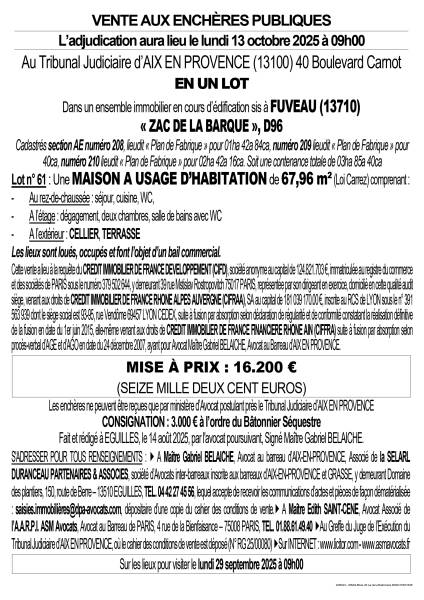 VENTE AUX ENCHERES AIX EN PROVENCE
