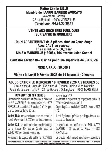 VENTE AUX ENCHERES MARSEILLE