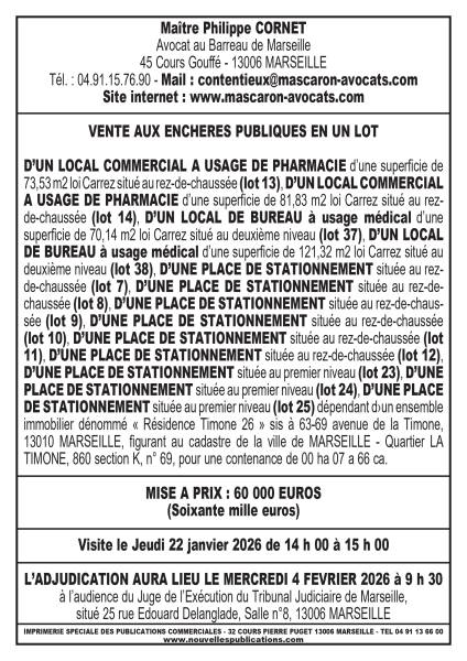 VENTE AUX ENCHERES MARSEILLE