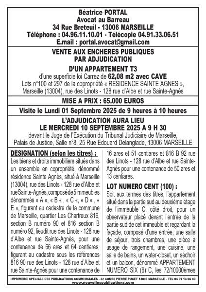 VENTE AUX ENCHERES MARSEILLE 