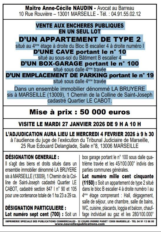 VENTE AUX ENCHERES MARSEILLE 