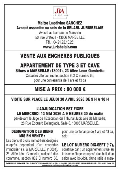 VENTE AUX ENCHERES MARSEILLE