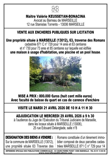 VENTE AUX ENCHERES MARSEILLE