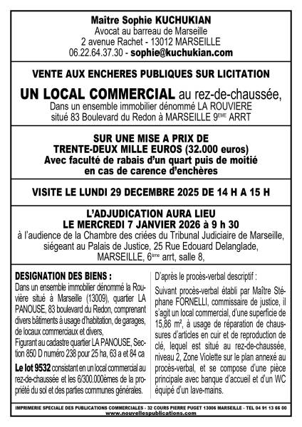 VENTE AUX ENCHERES MARSEILLE 