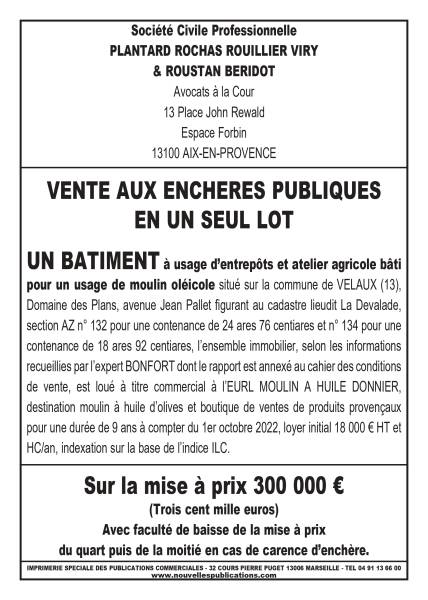 VENTE AUX ENCHERES AIX EN PROVENCE 