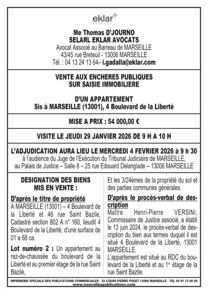 VENTE AUX ENCHERES MARSEILLE 