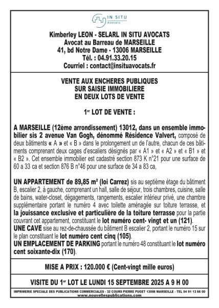 VENTE AUX ENCHERES MARSEILLE