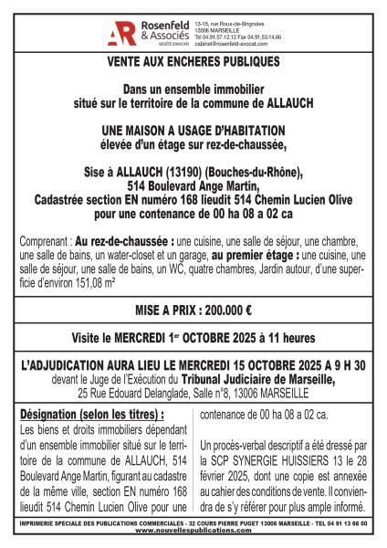 VENTE AUX ENCHERES MARSEILLE 