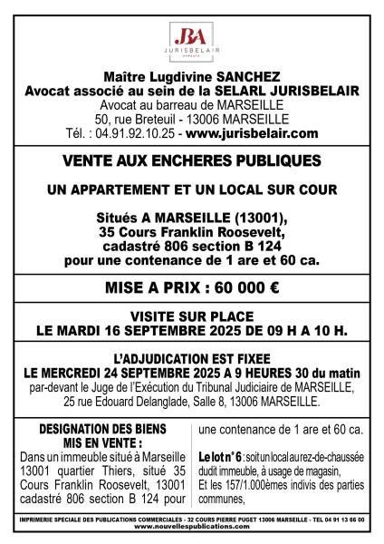VENTE AUX ENCHERES MARSEILLE 