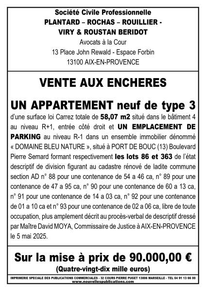 VENTE AUX ENCHERES AIX EN PROVENCE