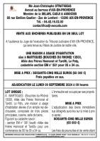 Nos prestations sur le secteur de Salon-de-Provence (13)